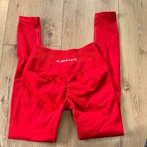 Alphalete Red Leggings